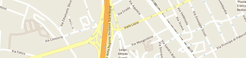 Mappa della impresa assicurazioni unipol di zummo loredana a PALERMO