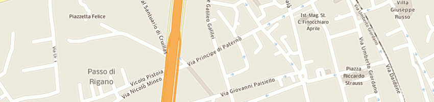 Mappa della impresa silvio giarraffa rappresentanze a PALERMO