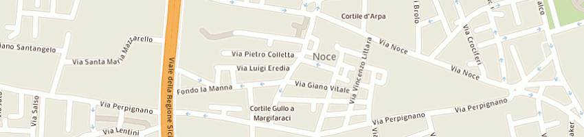 Mappa della impresa conigliaro salvatore a PALERMO