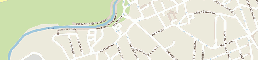 Mappa della impresa scuola elementare a CERVIGNANO DEL FRIULI