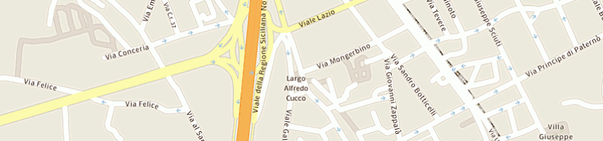 Mappa della impresa giambruno giacomo a PALERMO