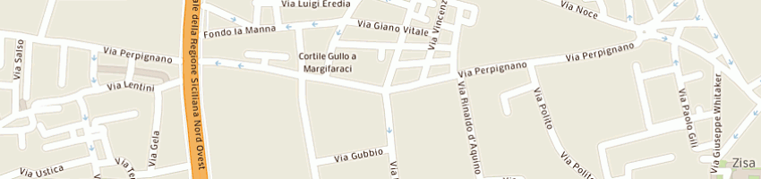 Mappa della impresa vetrano calogero a PALERMO