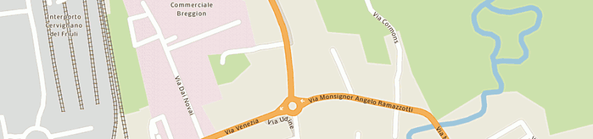 Mappa della impresa unione servizi mansi di mansi alfonso e c sas a CERVIGNANO DEL FRIULI