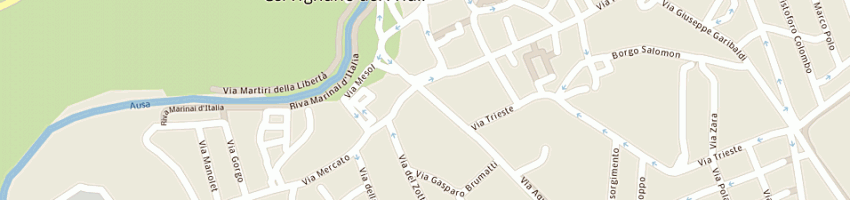 Mappa della impresa camera sindacale provinciale uil - udine a CERVIGNANO DEL FRIULI