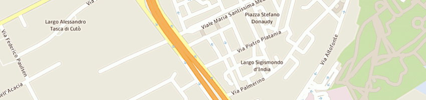 Mappa della impresa candurra emilia a PALERMO