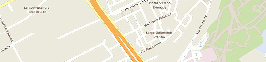 Mappa della impresa gbs import-export srl a PALERMO