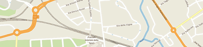 Mappa della impresa airone srl a CERVIGNANO DEL FRIULI