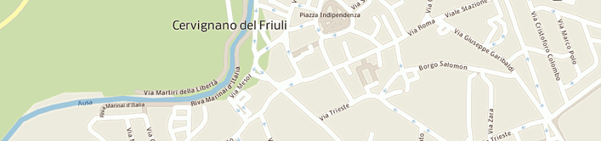 Mappa della impresa modesti dr diego studio legale a CERVIGNANO DEL FRIULI