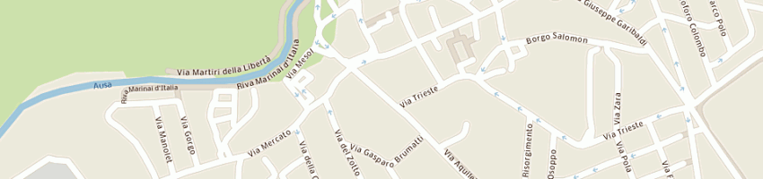 Mappa della impresa studio dentistico associato drmarco picco dr enzo pironio a UDINE