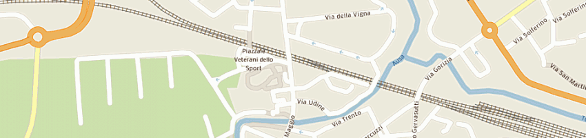 Mappa della impresa il punto elettrico di finco mauro a CERVIGNANO DEL FRIULI