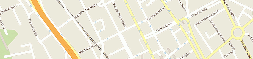 Mappa della impresa ribaudo caterina a PALERMO
