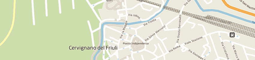 Mappa della impresa confartigianato udine servizi srl a CERVIGNANO DEL FRIULI