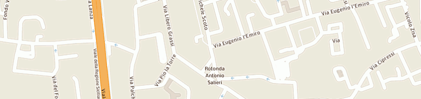 Mappa della impresa gurrieri salvatore a PALERMO