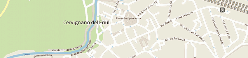 Mappa della impresa nuovo bar a CERVIGNANO DEL FRIULI