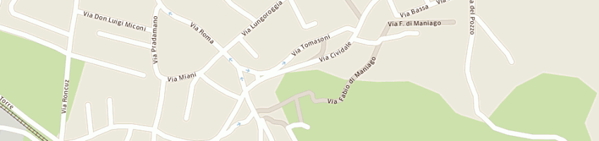 Mappa della impresa cartolinea di palmerini giorgio a BUTTRIO