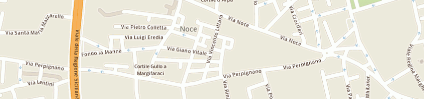 Mappa della impresa spatola maria rosa a PALERMO