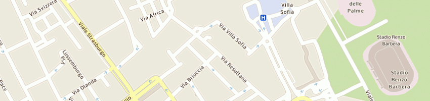 Mappa della impresa fasulo giacomina a PALERMO