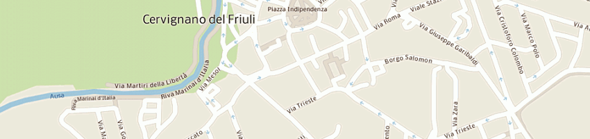 Mappa della impresa mifi di berto michelangela e c sas a CERVIGNANO DEL FRIULI