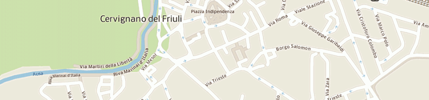 Mappa della impresa avant garde (snc) a CERVIGNANO DEL FRIULI