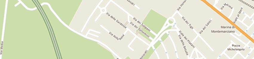 Mappa della impresa castellani gianfranco a MONTEMARCIANO