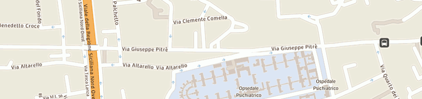 Mappa della impresa l'edicola di lombardo loredana a PALERMO