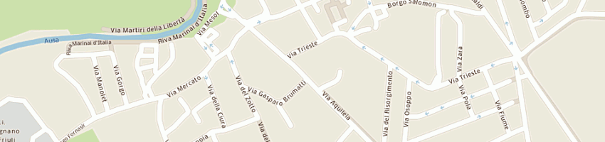 Mappa della impresa nocent valter a CERVIGNANO DEL FRIULI