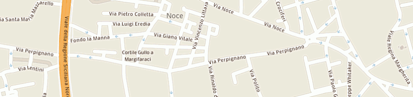 Mappa della impresa riccobono giuseppe a PALERMO