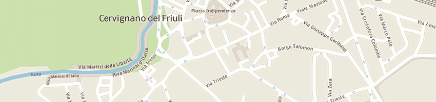 Mappa della impresa il giglio sas a CERVIGNANO DEL FRIULI