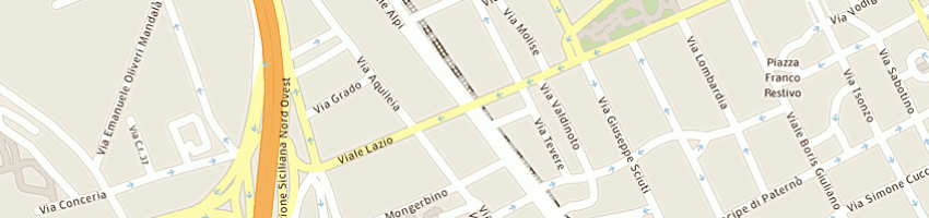 Mappa della impresa lucido pietro a PALERMO