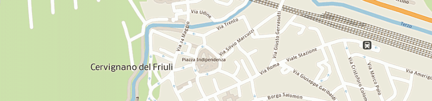Mappa della impresa spirit furlan srl a CERVIGNANO DEL FRIULI