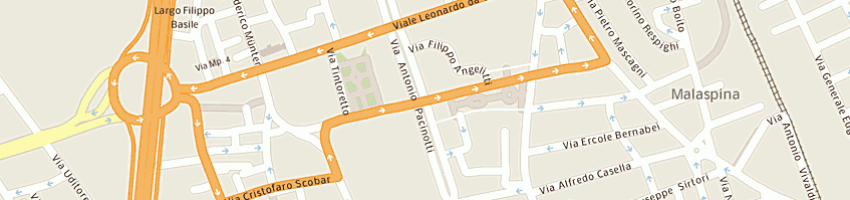 Mappa della impresa la rosa luciana e c sas a PALERMO