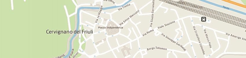 Mappa della impresa free sport di tomasin lucio e c (sas) a CERVIGNANO DEL FRIULI