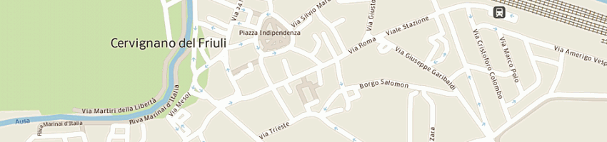 Mappa della impresa zana srl a CERVIGNANO DEL FRIULI