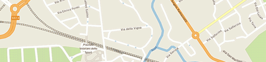 Mappa della impresa agenzia bertoni ernesto snc a CERVIGNANO DEL FRIULI