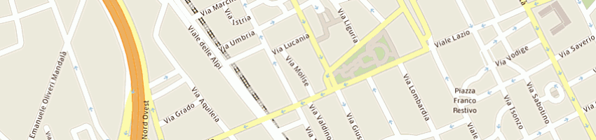 Mappa della impresa marino giuseppe a PALERMO