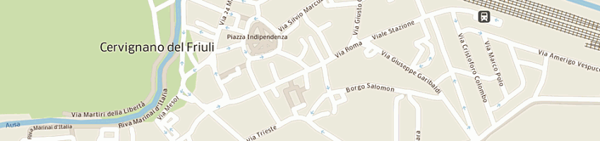 Mappa della impresa morlacco ferruccio a CERVIGNANO DEL FRIULI