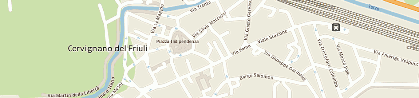 Mappa della impresa dominutti giancarlo e c (snc) a CERVIGNANO DEL FRIULI