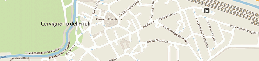 Mappa della impresa capello patrizia a CERVIGNANO DEL FRIULI
