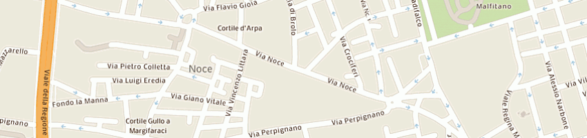 Mappa della impresa immobiliare noce di tedeschi pietro sas a PALERMO