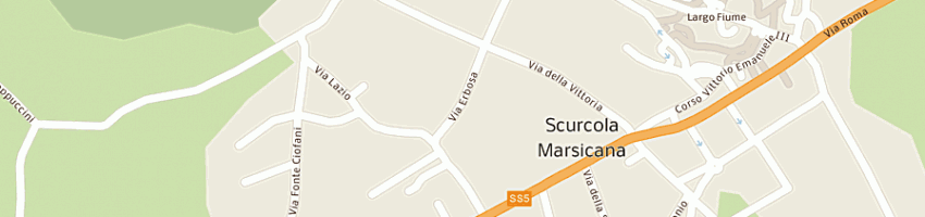 Mappa della impresa occhiuzzi fabio a SCURCOLA MARSICANA