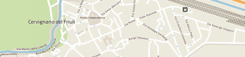 Mappa della impresa seramco a CERVIGNANO DEL FRIULI