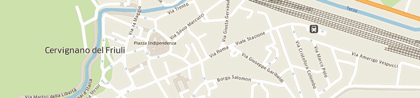 Mappa della impresa bernardi group spa a CERVIGNANO DEL FRIULI