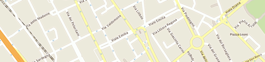 Mappa della impresa pezzuto sergio a PALERMO