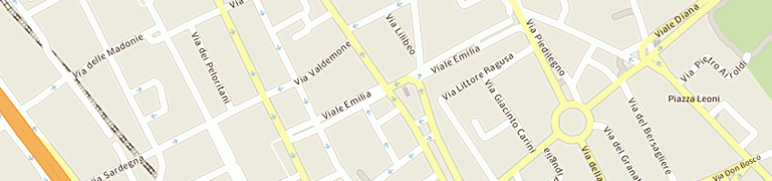 Mappa della impresa la margherita srl a PALERMO