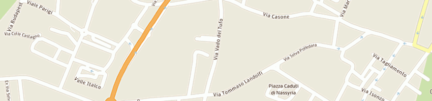 Mappa della impresa fima di verdecchia bernardo a FROSINONE
