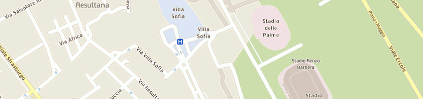 Mappa della impresa antioco salvatore a PALERMO