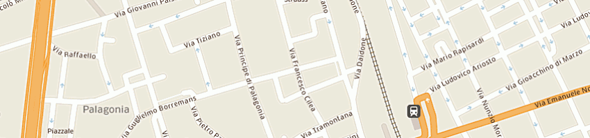 Mappa della impresa riggio rosario a PALERMO