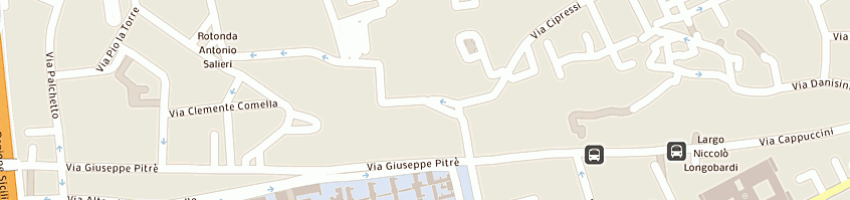 Mappa della impresa scuole pubbliche scuole elementari circolo didattico a PALERMO