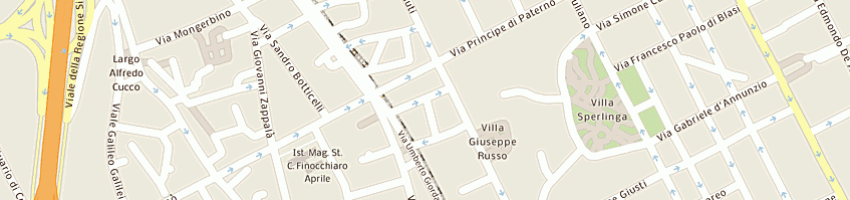 Mappa della impresa chikara srl a PALERMO