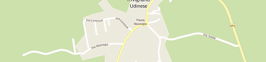 Mappa della impresa vicentini giovanna a TRIVIGNANO UDINESE